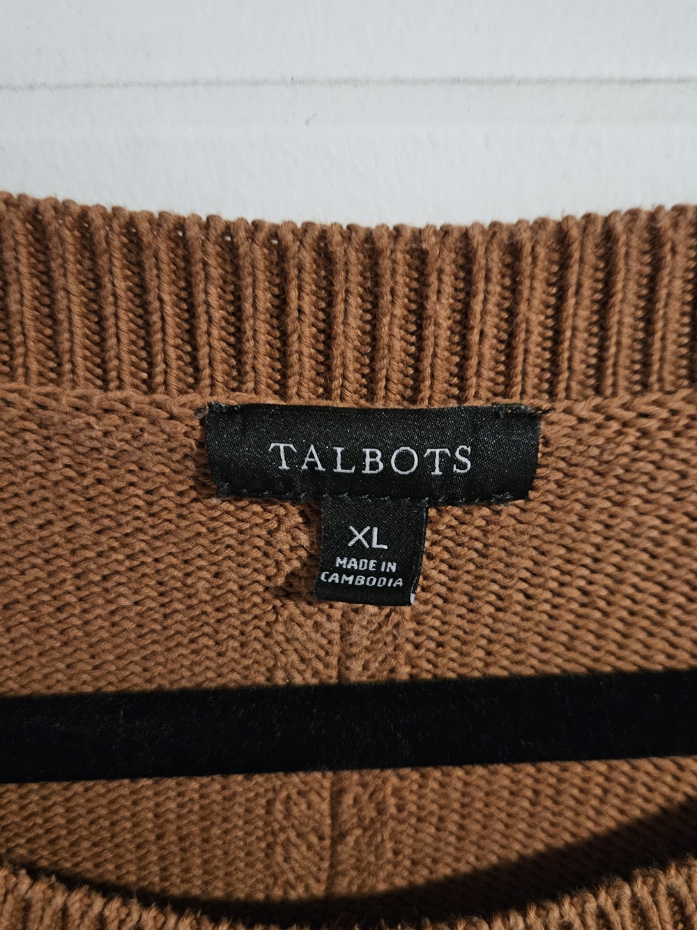 Talbots 100% Cotton Sweater –Size XL – Cozy Oversized Pullover - Picture 2 of 6